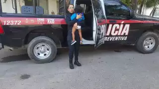 El menor fue puesto a disposición del DIF en Quintana Roo