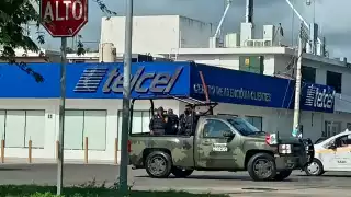 Hubo 50 unidades motoras de las corporaciones de seguridad como el Ejercicio Mexicano, Guardia Nacional, Policía Quintana Roo