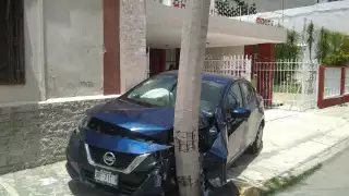 El conductor no logró estabilizar el carro cuando recuperó la conciencia