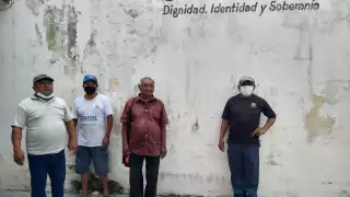 Los agraviados señalan que la directiva del Consejo Ejidal de Dzonot Carretero causó destrozos en su terreno