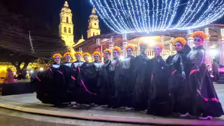 Así se vivió el Festival de las Luces 2026 en Campeche entre catrinas, música y tradición