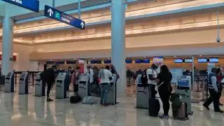 Se observó una afluencia levemente baja en el aeropuerto