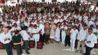 "México necesita gobiernos de territorio, con programas que se acerquen a la gente", dijo la presidenta Claudia Sheinbaum en Campeche 