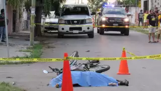 El motociclista murió en el choque en Mérida
