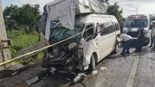 La Van venía de Mérida luego de surtirse de calzado para mujer