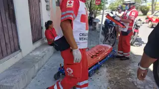 Doble accidente en Ciudad del Carmen; dos motociclistas, entre los involucrados