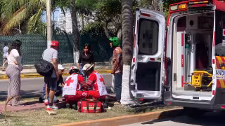 Golpe de calor provoca que mujer se desmaye  y termine con fractura expuesta en Ciudad del Carmen