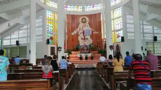 Iglesia en Chetumal realizaron misa dominical (Eric Martin)