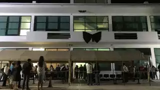 El cortejo fúnebre llegó al Palacio Municipal de Puerto Morelos