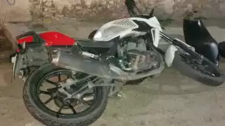 Las motocicletas quedaron en resguardo de la Policía Municipal de Motul en lo que los involucrados llegaban a un acuerdo