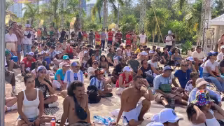 Así fue la celebración del triunfo de España en el Malecón Tajamar de Cancún