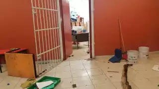 Los ladrones dañaron las instalaciones de este Jardín de Niños en Chetumal