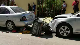 El suceso ocurrió sobre la avenida Nicolás Bravo