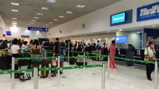 La salida de aeronaves Aeropuertos del Sureste informó que 11 son de la ruta a México