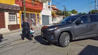 La mujer resultó con varios golpes en el cuerpo