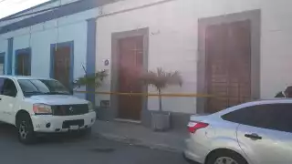 El lugar fue resguardado por las autoridades de  la Secretaría de Seguridad Pública