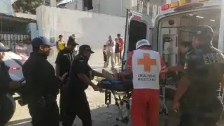 El hombre fue trasladado de emergencia a un hospital en Progreso