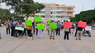 La protesta se llevó a cabo en pleno Semáforo Amarillo