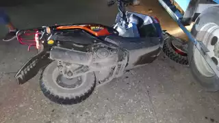 EL conductor resultó con golpes de consideración, por lo que fue enviado a un hospital privado. Foto: Ricardo Jiménez