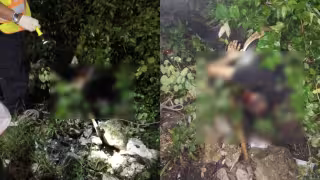 El cuerpo del motociclista muerto cerca del fraccionamiento Villas del Carmen en Solidaridad, fue llevado al Semefo de la demarcación para esperar que su familia lo reclame