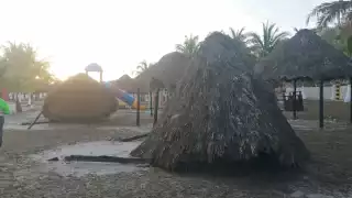 Fuertes lluvias y vientos destruyeron gran parte del inmobiliario de Playa Bonita