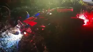 Pareja resulta lesionada tras accidente vial en Escárcega