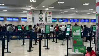 La afluencia de vuelos en el aeropuerto de Cancún es regular en la jornada de este jueves