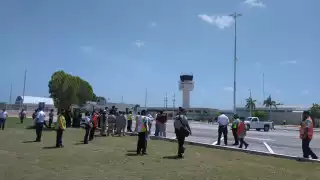 En el Simulacro Nacional participaron  las dependencias, organismos y empresas privadas que se sumaron