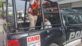 El conductor se negaba a detener su marcha