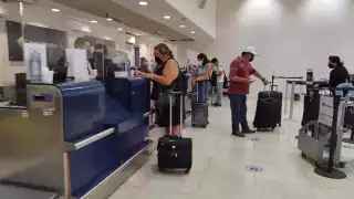 Hasta el momento solo ha llegado el vuelo 1110/1111 de Viva Aerobus de la ruta ciudad de México-Mérida