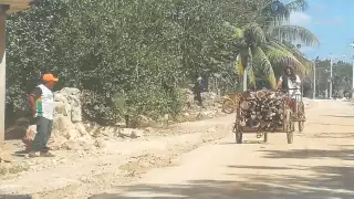 La falta de mantenimiento ha destruido las vialidades de la comunidad