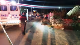 Gaspar perdió el control de su motocicleta y se proyectó contra la albarrada de un predio