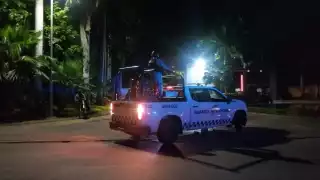 El operativo se realizó en Residencial Cumbres, en Chetumal