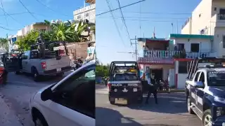Los elementos de la Policía de Isla Mujeres y la Guardia Nacional organizaron un operativo de vigilancia y búsqueda de los autores de los disparos en la colonia La Gloria