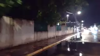 Se registra inundaciones y apagones en el municipio de Felipe Carrillo Puerto