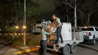 Las 10 granadas fueron halladas en una empresa de mensajería en la alcaldía Itztapalapa