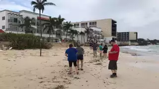 El Frente Frío causaría lluvias en Quintana Roo