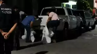 Los cuerpos fueron llevados por la FGE