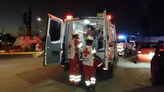 Las mujeres fueron auxiliadas por la Cruz Roja Mexicana