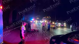La persona quedó tendida en el asfalto. Foto: Por Esto!