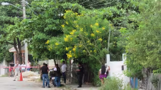 Autoridades acordonaron el área para el levantamiento del cuerpo
