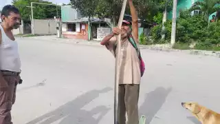 Hallan enorme serpiente de dos metros en un baño  en Escárcega