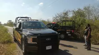 La carretera fue cerrada por las autoridades