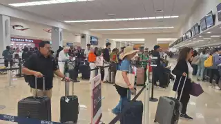 Aeropuerto de Mérida inicia jornada sabatina con cuatro vuelos adelantados y uno retrasado
