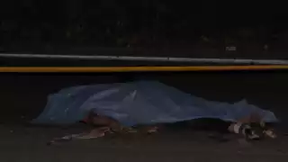 Una persona que trabaja en un rancho cercano expresó que escuchó el golpe y al salir vio tirado los cuerpos