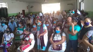 En la asamblea ejidal se excluyeron a viudas y sucesores en el pago de indemnización