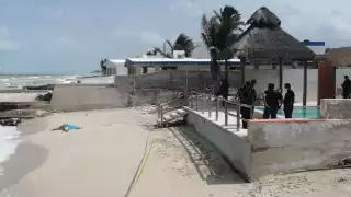 El cuerpo fue arrastrado por los fuertes vientos del Frente Frío Número 35