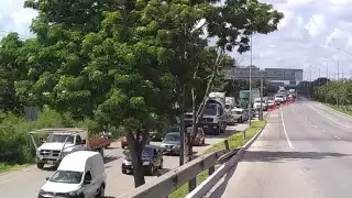 Se desconoce cuánto tiempo durarán los trabajos en el puente de la 42 Sur del Periférico de Mérida