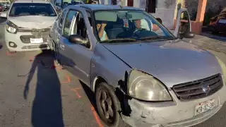 Las aseguradoras de los respectivos autos resolvieron el accidente