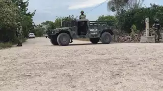 La zona fue custodiada por cuerpos del orden